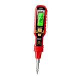 Maxbell Voltage Tester Tool Portable Built in Flashlight for Home Office Electrician red