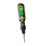 Maxbell Voltage Tester Tool Portable Built in Flashlight for Home Office Electrician black