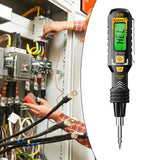 Maxbell Voltage Tester Tool Portable Built in Flashlight for Home Office Electrician black