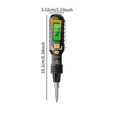 Maxbell Voltage Tester Tool Portable Built in Flashlight for Home Office Electrician black