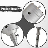 Maxbell Concrete Hole Opener Stable Efficient Chip Removal for Concrete Stone Cement 60mm