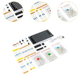 Maxbell Practice Solder DIY Electronic Kit Sturdy Music Spectrum Components for Home Without Case