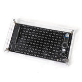 Maxbell Practice Solder DIY Electronic Kit Sturdy Music Spectrum Components for Home With Case
