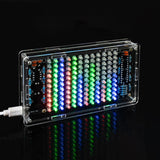 Maxbell Practice Solder DIY Electronic Kit Sturdy Music Spectrum Components for Home With Case