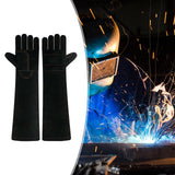 Maxbell Welding Gloves Fireproof Efficiency Welding Mitts for Grill Baking Fireplace