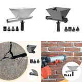 Maxbell Electric Mortar Grout Tool with Caulking Nozzle for Doors Window Frame Brick Metal Shell