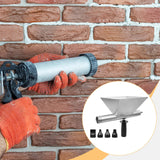 Maxbell Electric Mortar Grout Tool with Caulking Nozzle for Doors Window Frame Brick Metal Shell