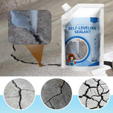 Maxbell 400ml Self Leveling Crack Sealant for Asphalt Crack Repair Weather Resistant Grey
