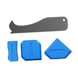 Maxbell 4 Pieces Caulking Tool Caulking Finishing Tools for Floor Sink Joint Kitchen