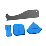 Maxbell 4 Pieces Caulking Tool Caulking Finishing Tools for Floor Sink Joint Kitchen