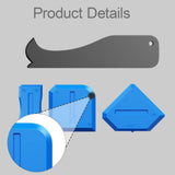 Maxbell 4 Pieces Caulking Tool Caulking Finishing Tools for Floor Sink Joint Kitchen