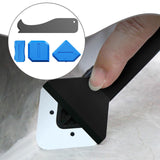 Maxbell 4 Pieces Caulking Tool Caulking Finishing Tools for Floor Sink Joint Kitchen