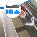 Maxbell 4 Pieces Caulking Tool Caulking Finishing Tools for Floor Sink Joint Kitchen