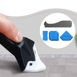 Maxbell 4 Pieces Caulking Tool Caulking Finishing Tools for Floor Sink Joint Kitchen