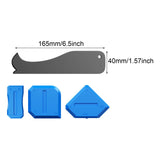 Maxbell 4 Pieces Caulking Tool Caulking Finishing Tools for Floor Sink Joint Kitchen
