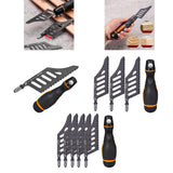 Maxbell Jig Saw Blades with Handle Curved Blade for Household Gardening Wood Working 1 Saw Blade