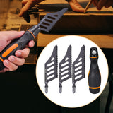 Maxbell Jig Saw Blades with Handle Curved Blade for Household Gardening Wood Working 3 Saw Blades