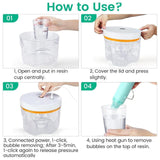 Maxbell Resin Bubble Remover Tool for Resin Art Crafts Defoaming Epoxy Resin Casting