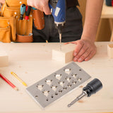 Maxbell Pin Locator Compact Premium High Performance Steel Woodworking Dowel Locator