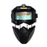 Maxbell Auto Darkening Welding Face Cover Lightweight Breathable Weld Hood Protector