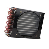 Shellless Refrigerator Condenser Compressors Copper Tube Air Cooled Radiator 30cmx28cmx13cm
