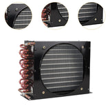 Shellless Refrigerator Condenser Compressors Copper Tube Air Cooled Radiator 30cmx28cmx13cm