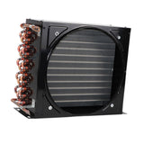 Shellless Refrigerator Condenser Compressors Copper Tube Air Cooled Radiator 41cmx33cmx16cm