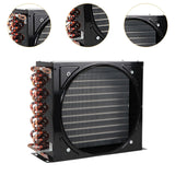 Shellless Refrigerator Condenser Compressors Copper Tube Air Cooled Radiator 41cmx33cmx16cm