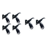 Workbench Casters 900lbs Capacity with Mounting Screw Table Stepdown Casters 4pcs