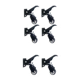 Workbench Casters 900lbs Capacity with Mounting Screw Table Stepdown Casters 4pcs