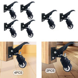 Workbench Casters 900lbs Capacity with Mounting Screw Table Stepdown Casters 4pcs