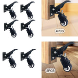 Workbench Casters 900lbs Capacity with Mounting Screw Table Stepdown Casters 4pcs