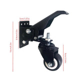 Workbench Casters 900lbs Capacity with Mounting Screw Table Stepdown Casters 4pcs