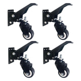 Workbench Casters 900lbs Capacity with Mounting Screw Table Stepdown Casters 4pcs