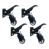 Workbench Casters 900lbs Capacity with Mounting Screw Table Stepdown Casters 4pcs
