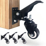 Workbench Casters 900lbs Capacity with Mounting Screw Table Stepdown Casters 4pcs
