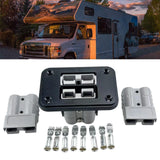 Maxbell Plug Mounting Panel Accessories Socket Panels Sturdy Plug Connector grey