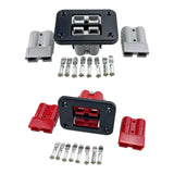 Maxbell Plug Mounting Panel Accessories Socket Panels Sturdy Plug Connector grey