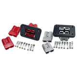 Maxbell Plug Mounting Panel Accessories Socket Panels Sturdy Plug Connector grey