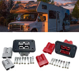 Maxbell Plug Mounting Panel Accessories Socket Panels Sturdy Plug Connector grey