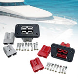 Maxbell Plug Mounting Panel Accessories Socket Panels Sturdy Plug Connector grey