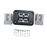 Maxbell Plug Mounting Panel Accessories Socket Panels Sturdy Plug Connector grey