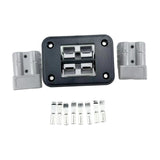 Maxbell Plug Mounting Panel Accessories Socket Panels Sturdy Plug Connector grey