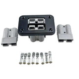 Maxbell Plug Mounting Panel Accessories Socket Panels Sturdy Plug Connector grey