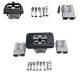 Maxbell Plug Mounting Panel Accessories Socket Panels Sturdy Plug Connector grey