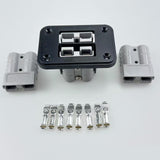 Maxbell Plug Mounting Panel Accessories Socket Panels Sturdy Plug Connector grey