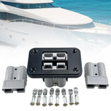 Maxbell Plug Mounting Panel Accessories Socket Panels Sturdy Plug Connector grey