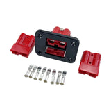 Maxbell Plug Mounting Panel Accessories Socket Panels Sturdy Plug Connector red