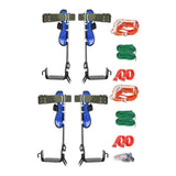 Maxbell Tree Climbing Spikes Tree Climbing Gear for Tree Trimming Tree Work Outdoor None Secure Rope