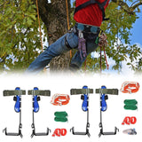 Maxbell Tree Climbing Spikes Tree Climbing Gear for Tree Trimming Tree Work Outdoor None Secure Rope